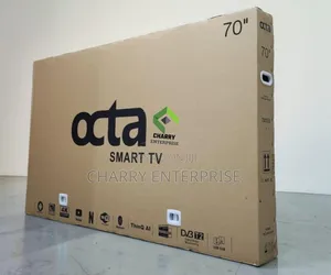 OCTA 70-Inch Frameless Android Smart 4K TV yenye Bluetooth