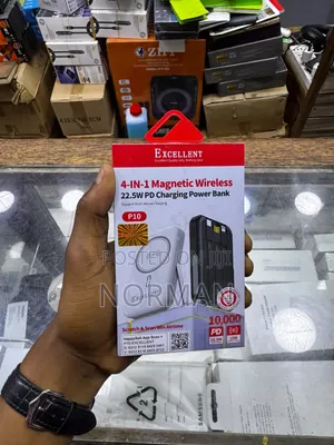 EXCELLENT 4-in-1 Magnetic Wireless Power Bank 10000mAh