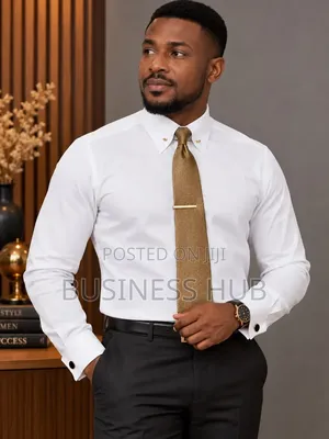 Brand New Men's Shirt with Tie - Sizes M-4XL