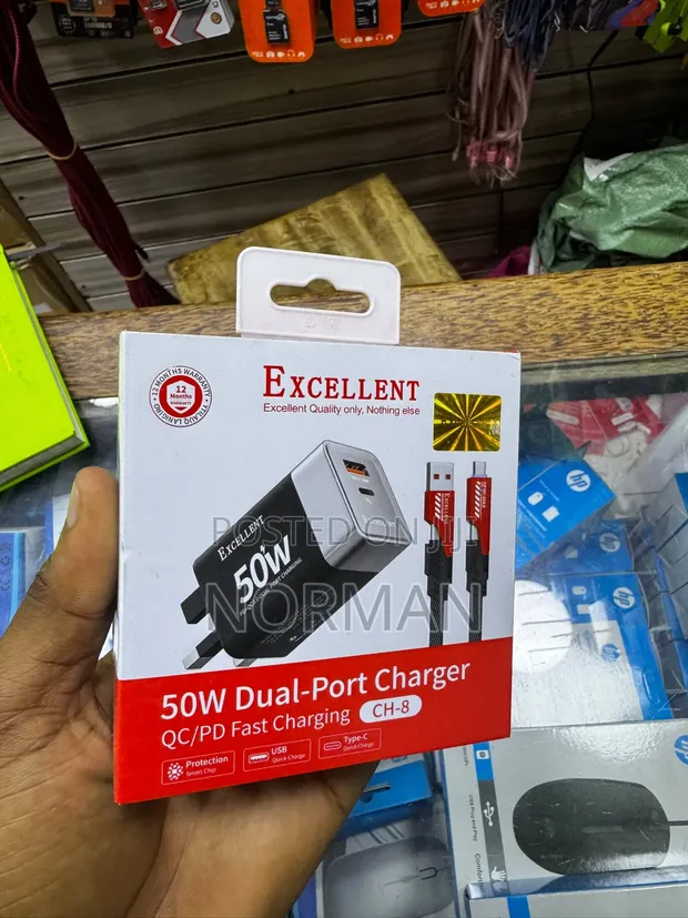 EXCELLENT Chaja ya Haraka ya Port Mbili 50W - 1