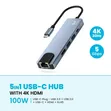 Type-C Hub 5-in-1 USB 3.0 - 3