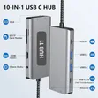11-in-1 USB-C Hub Kasi ya 3.0 - 3