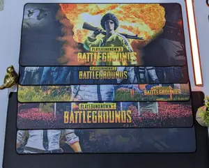 XXL Mouse Pad - Black Plain / Battlegrounds