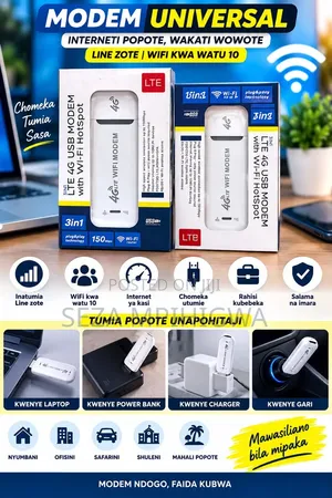 Universal USB Modem - WiFi for 10 Users