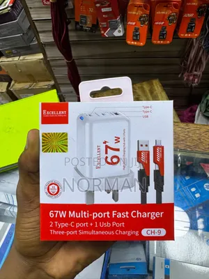 EXCELLENT 67W 3-Port Fast Charger