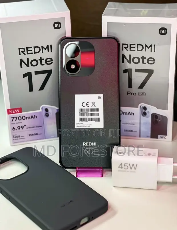 New Xiaomi Redmi Note 17 256GB Black - 1
