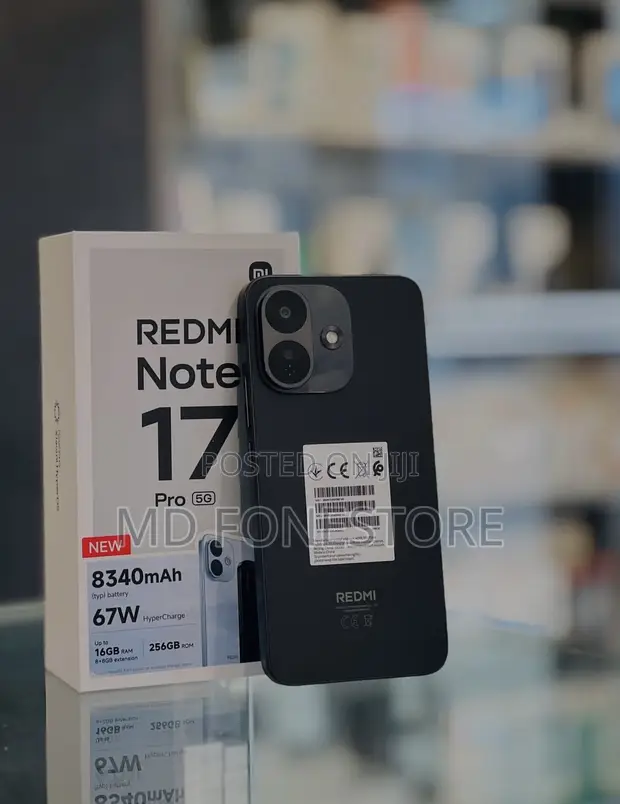 New Xiaomi Redmi Note 17 Pro 256GB Black - 1