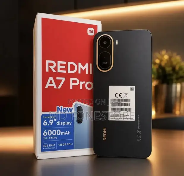 New Xiaomi Redmi A7 Pro 64GB Black - 1