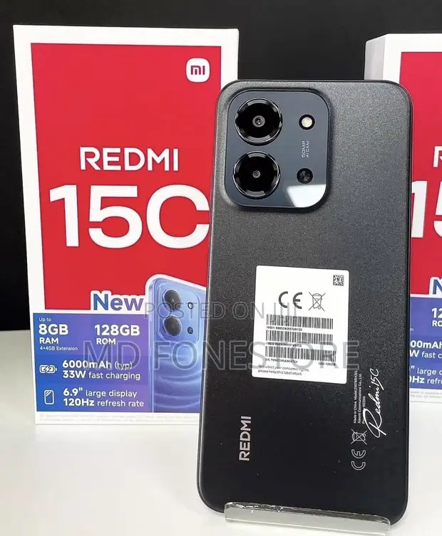 New Xiaomi Redmi 15C 128GB Black - 1