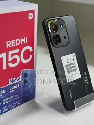 New Xiaomi Redmi 15C 128GB Black