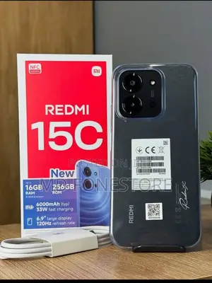 Xiaomi Redmi 15C 256GB Mpya Nyeusi
