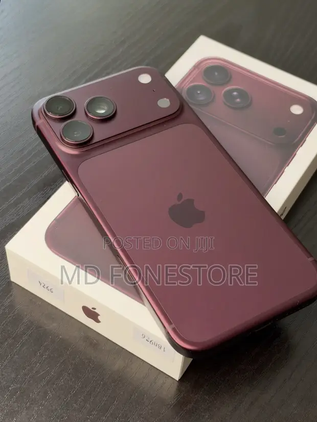 Apple iPhone 18 Pro Max 256GB Mpya Burgundy - 1