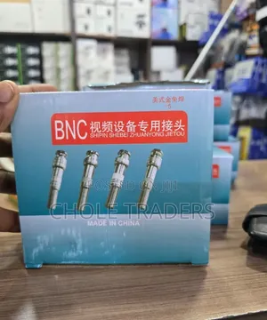 Viunganishi 100 vya BNC vya Kiume Visivyo na Solder kwa CCTV