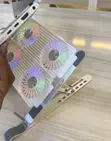 Stendi ya Kupoza Laptop Inayoweza Kurekebishwa na Mashine 4 za Upepo - 2