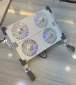 Stendi ya Kupoza Laptop Inayoweza Kurekebishwa na Mashine 4 za Upepo - 3