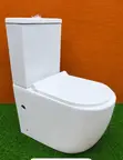 Plumb Sink ya Toileti ya Oval Kauri - Mpya Kabisa - 3
