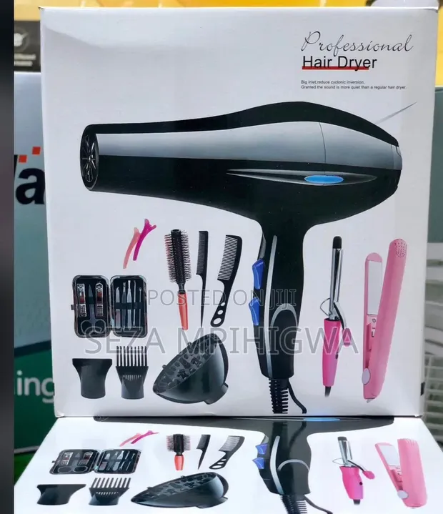 Professional Hair Dryer & Beauty Kit - 1