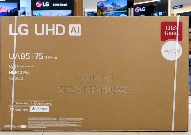 LG 75" 4K UHD Smart TV (UA85) - 1
