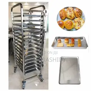 Bakery Cooling Rack Trolley - Stainless Steel