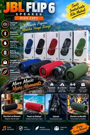 JBL Flip 6 Speaker (Nakala Bora)
