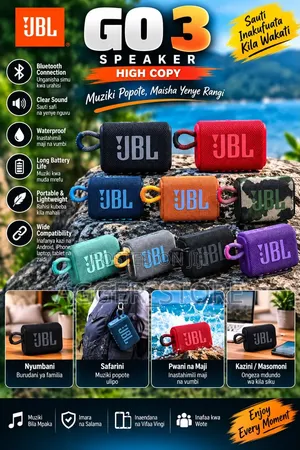 JBL Go 3 Speaker (Nakala Bora)