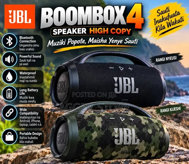 JBL Boombox 4 Speaker (Nakala Bora) - 1