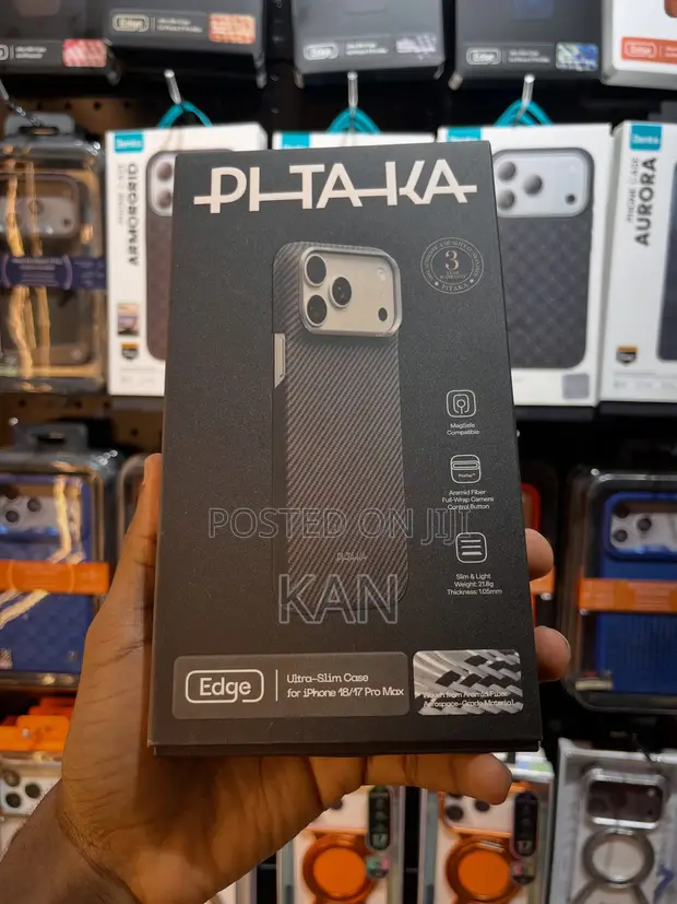 PITAKA Nyeusi Case kwa iPhone 18/17 Pro Max - 1
