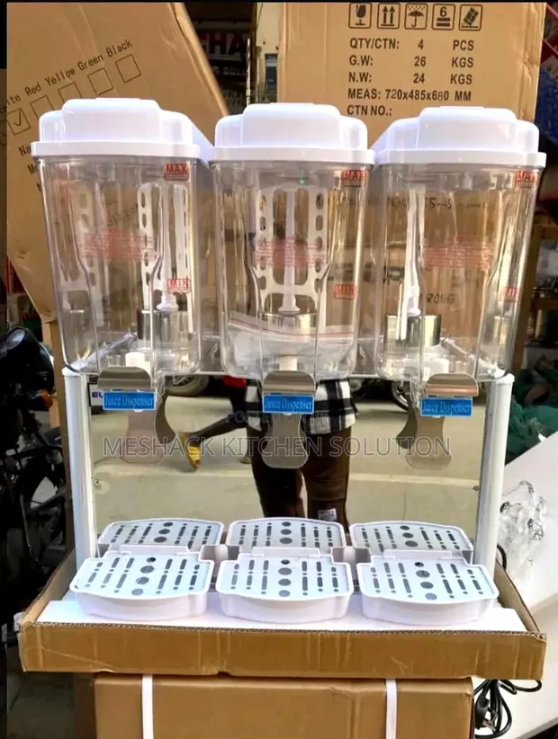 Triple Tank Juice Dispenser 54L (18L x 3) - 1