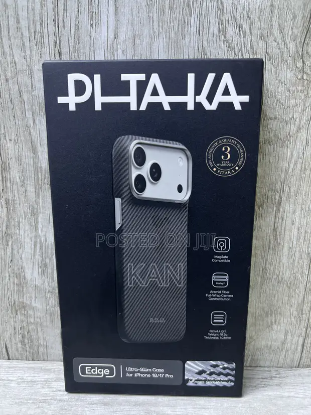 PITAKA 18PRO/17PRO Kipochi Nyeusi - 1
