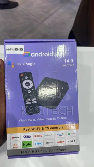Android 14 TV Box 128GB/8GB 4K UHD