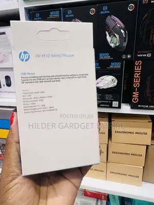 HP M10 Wired USB Mouse - Brand New