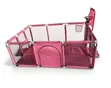 Baby Playpen Fence yenye Nyavu za Pumzi - 3