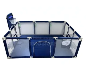 Baby Playpen Fence yenye Nyavu za Pumzi