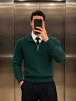 Loewe Quarter Zip Sweater - Mkusanyiko Rasmi wa Design - 1