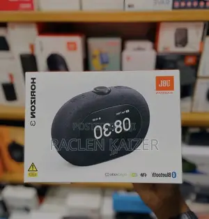 JBL Horizon 3 Spika ya Redio ya Saa ya Bluetooth - Nyeusi na Kijivu