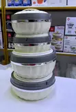 Seti ya Hot Pot 4-Piece Yenye Insulated na Kijiko cha Kuhudumia - 2