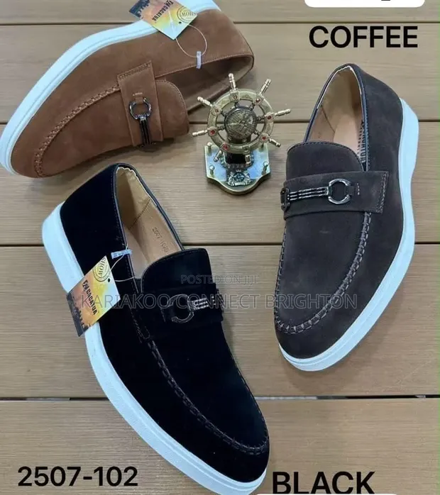 CACATUA Suede Slip-on Casual Loafers - 1
