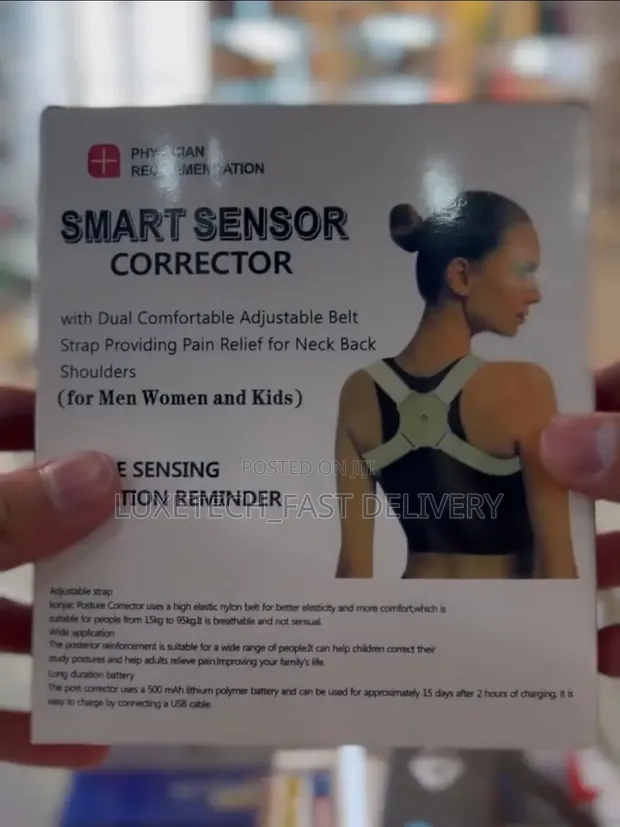 Smart Posture Corrector with Vibration Sensor - 1