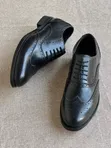 Viatu Rasmi vya Ngozi vya Wanaume vya Brogue - 3