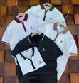 Timberland Striped Collared Zip Polo Shirts - 2
