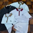 Timberland Striped Collared Zip Polo Shirts - 3