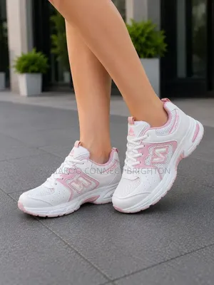 New Balance Sport Sneakers - White/Light Pink
