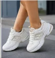 New Balance Sport Sneakers - White/Light Pink - 4