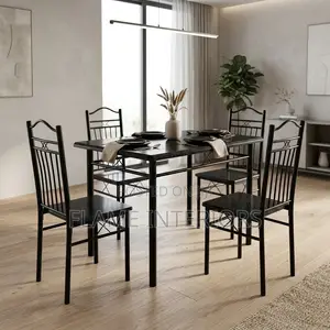 Dining Table Set with 4 Chairs
