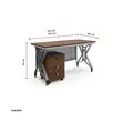 Modern Office Desk with 3 Drawers - TZS 450,000 - 1