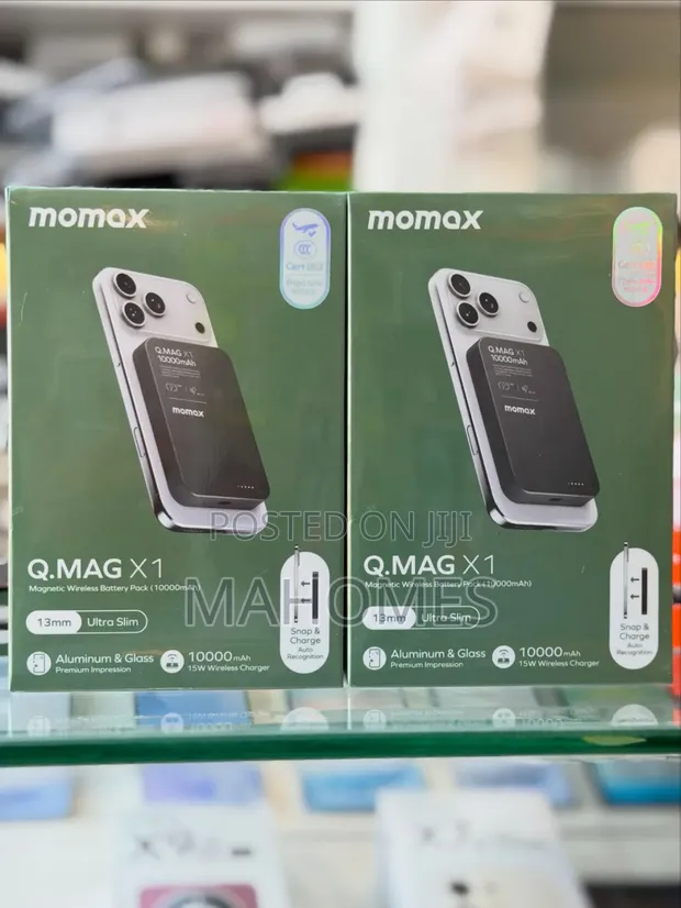 Q.Mag X1 Power Bank ya Magnetic Wireless 10000mAh - 1