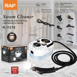 RAF 1200W 11-in-1 Kisafishaji cha Mvuke cha Mikono kwa Nyuso Nyingi