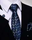 Tai Mpya na Kitambaa cha Mfuko wa Suit Set - 4