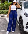 Stone Jeans - Wide Leg, High Rise - 1