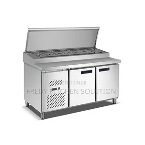 PSG-1500A 7x1/4 GN Salad Display Counter with Shelf